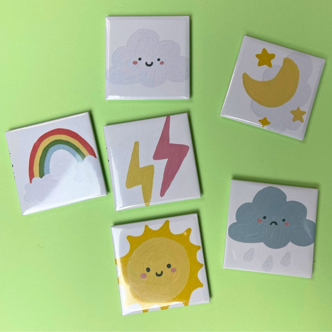 Custom Aesthetic Weather Photo Magnets