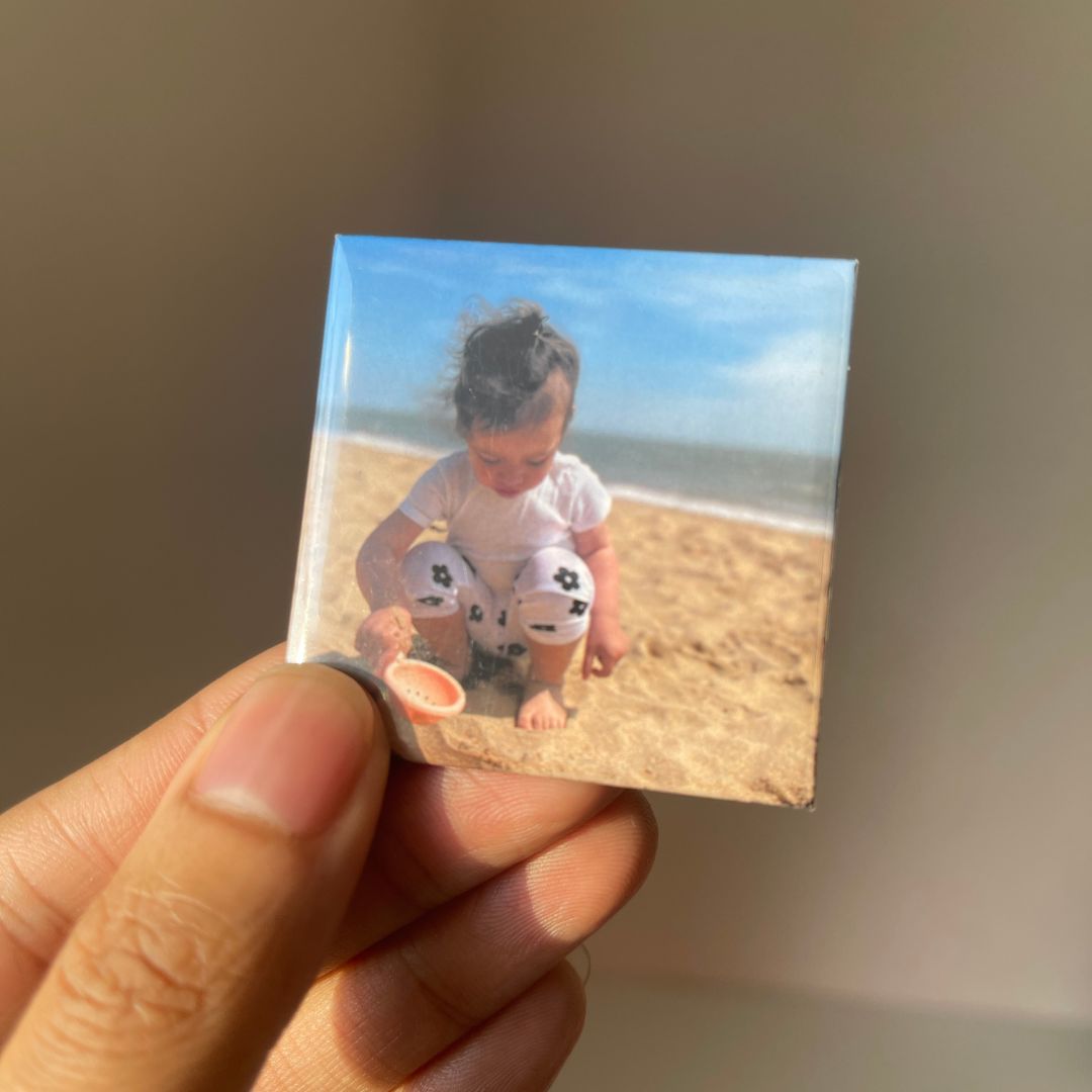 custom photo magnets little girl