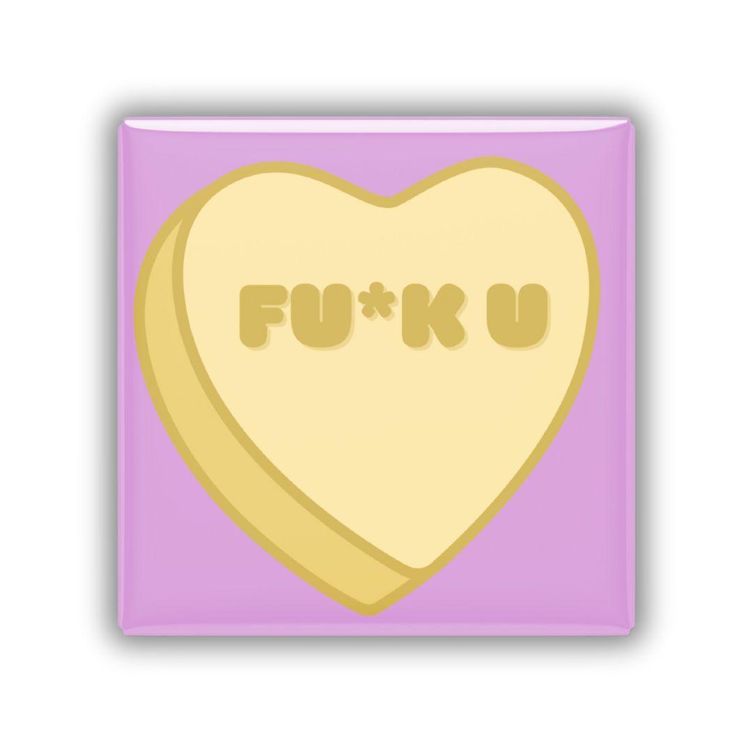 Anti Valentines Custom Photo Magnet Fu*k U